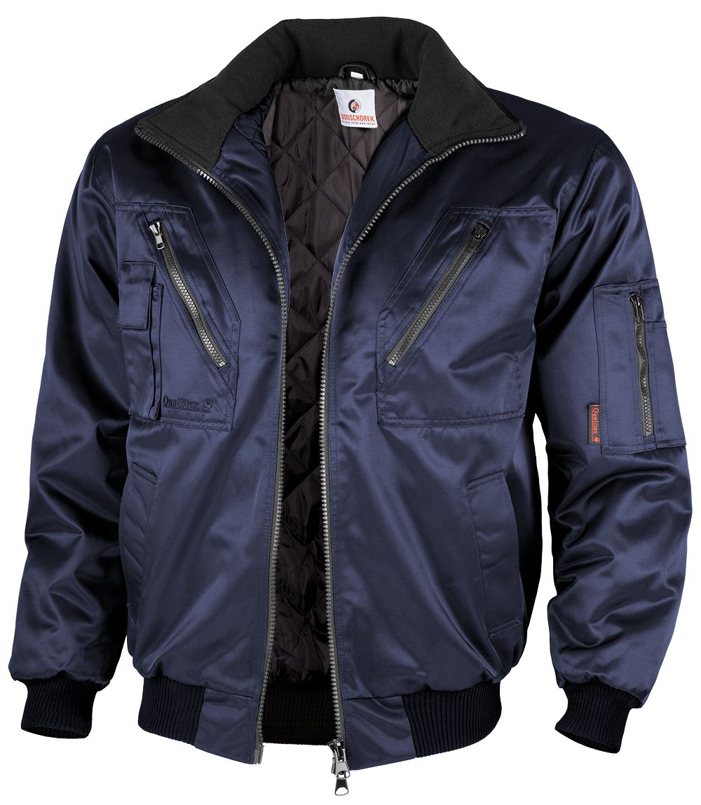 Pilotenjacke mit festem Arm & Steppfutter